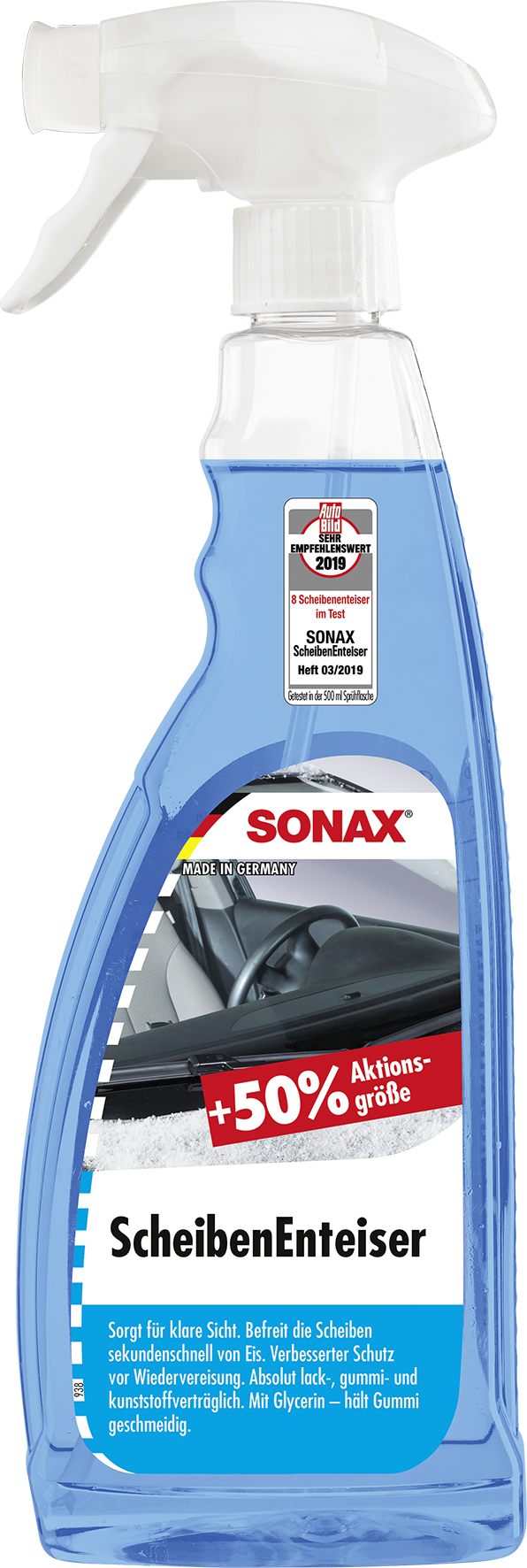 SONAX ScheibenEnteiser 750 ml, Winter, Reinigung & Pflege, Rund ums  Fahrzeug