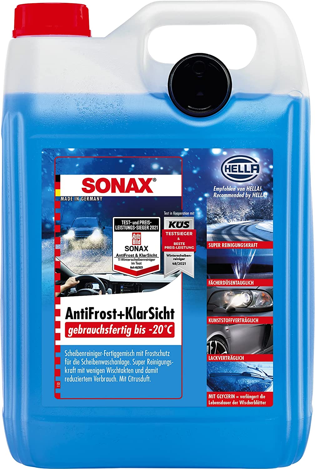 SONAX AntiFrost+KlarSicht Konzentrat 5 Liter