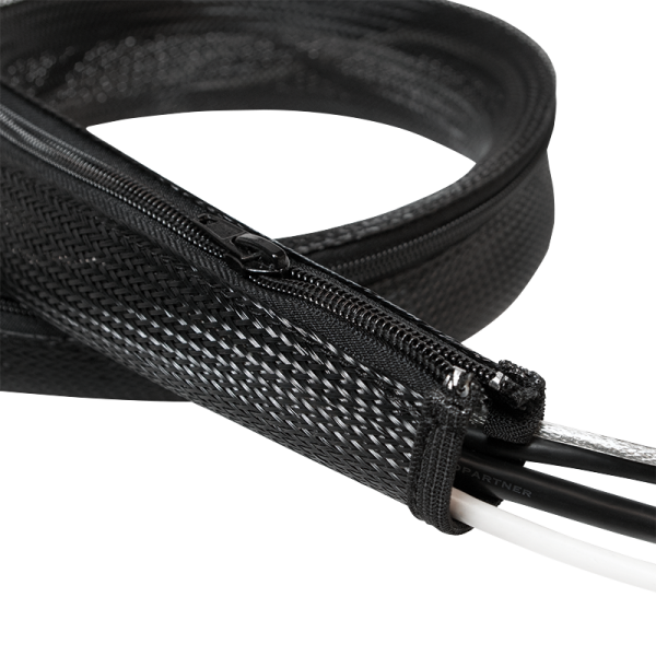 LogiLink Flexibler Kabelschutz mit Reißverschluss 30 x 20 x 1000 mm