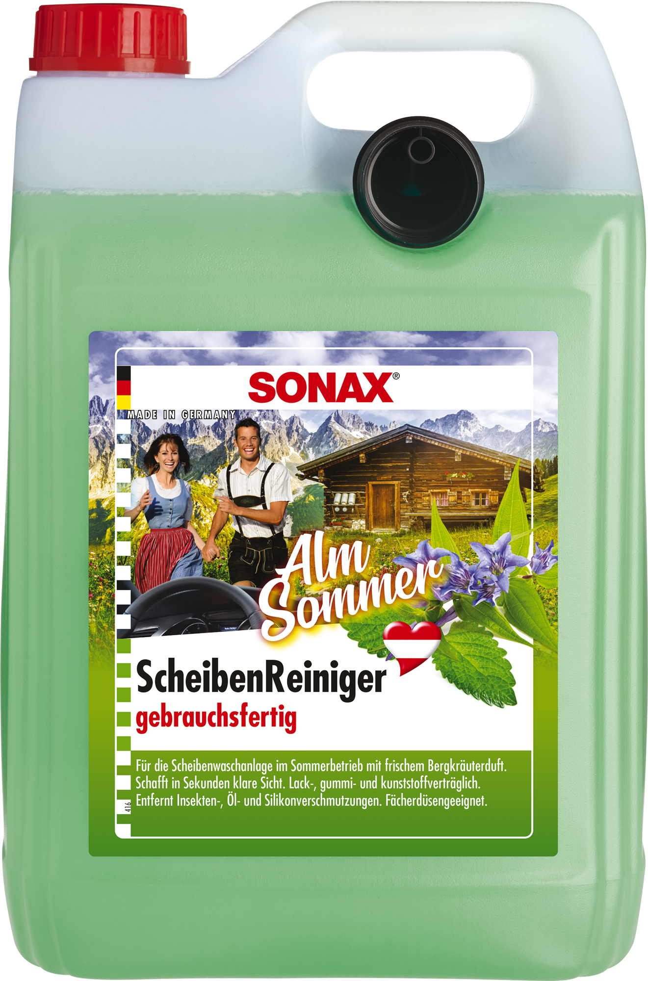 SONAX ScheibenReiniger gebrauchsfertig AlmSommer 5 L, Scheibenwaschanlage, Reinigung & Pflege, Rund ums Fahrzeug