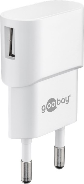 goobay USB Ladegerät 5 W weiß (1er Softpack)