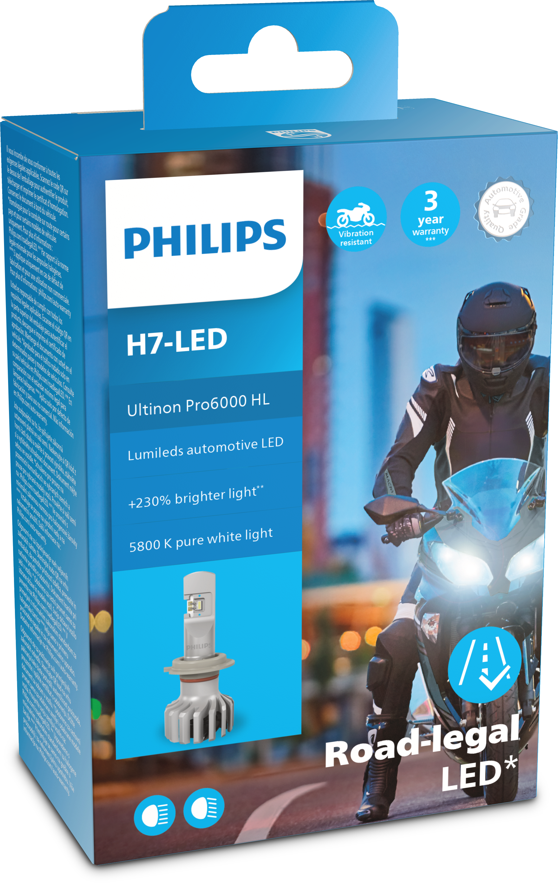 H7 LED Philips Ultinon PRO6000 mit Strassenzulassung - LED upgrade