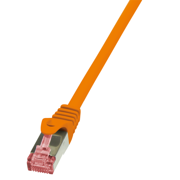LogiLink CAT 6 Patchkabel S/FTP PIMF PrimeLine orange 0,5 m